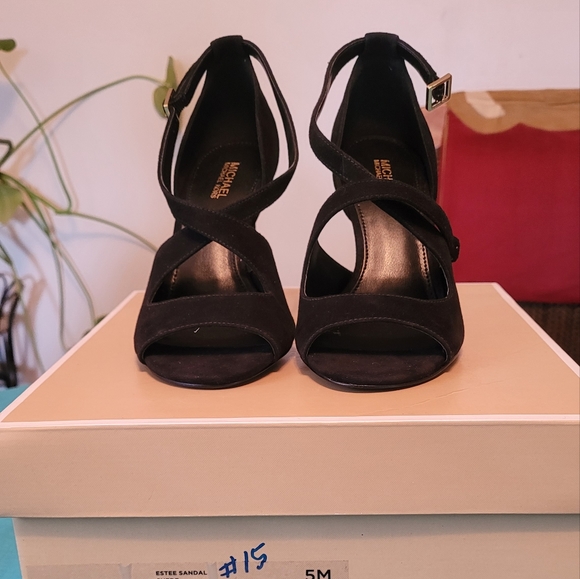 MICHAEL Michael Kors Shoes - Michael Kors black suede sandals.